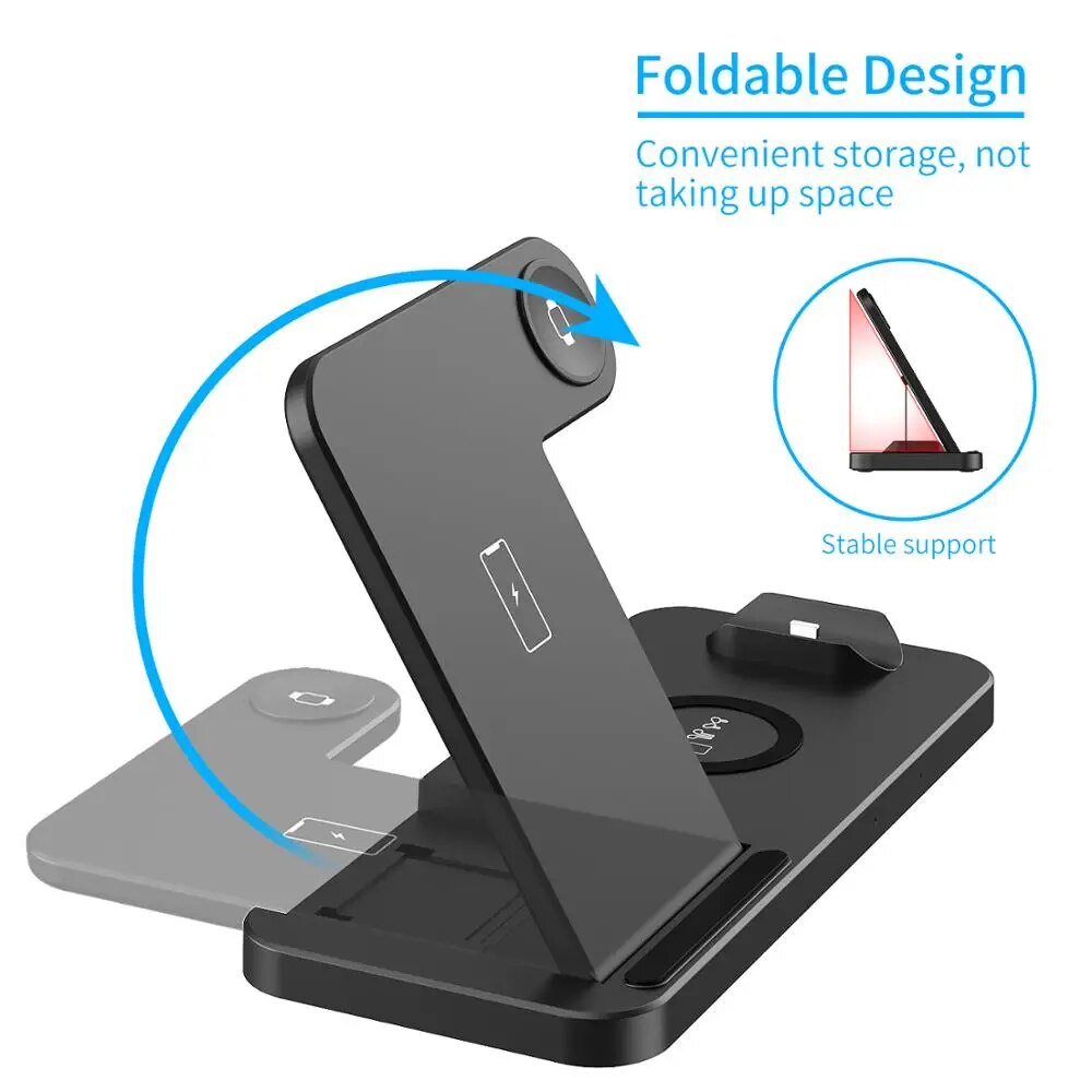 4 in 1 Wireless Charger 15W Fast Charging