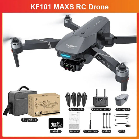 SJRC KF101 MaxS FPV Drone 4K Profesional 3-Axis Gimbal Brushless With 4K HD Camera 5G WiFi Foldable RC Quadcopter New Arrivals