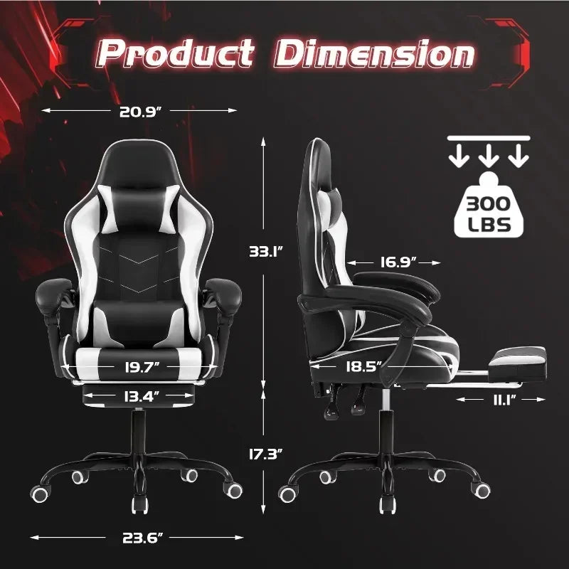 Lacoo PU Leather Gaming Chair
