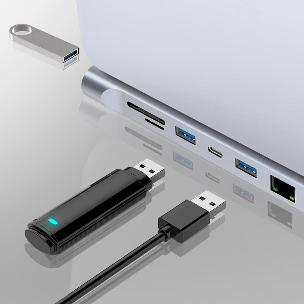 12 in 1 USB C HUB Type C Splitter