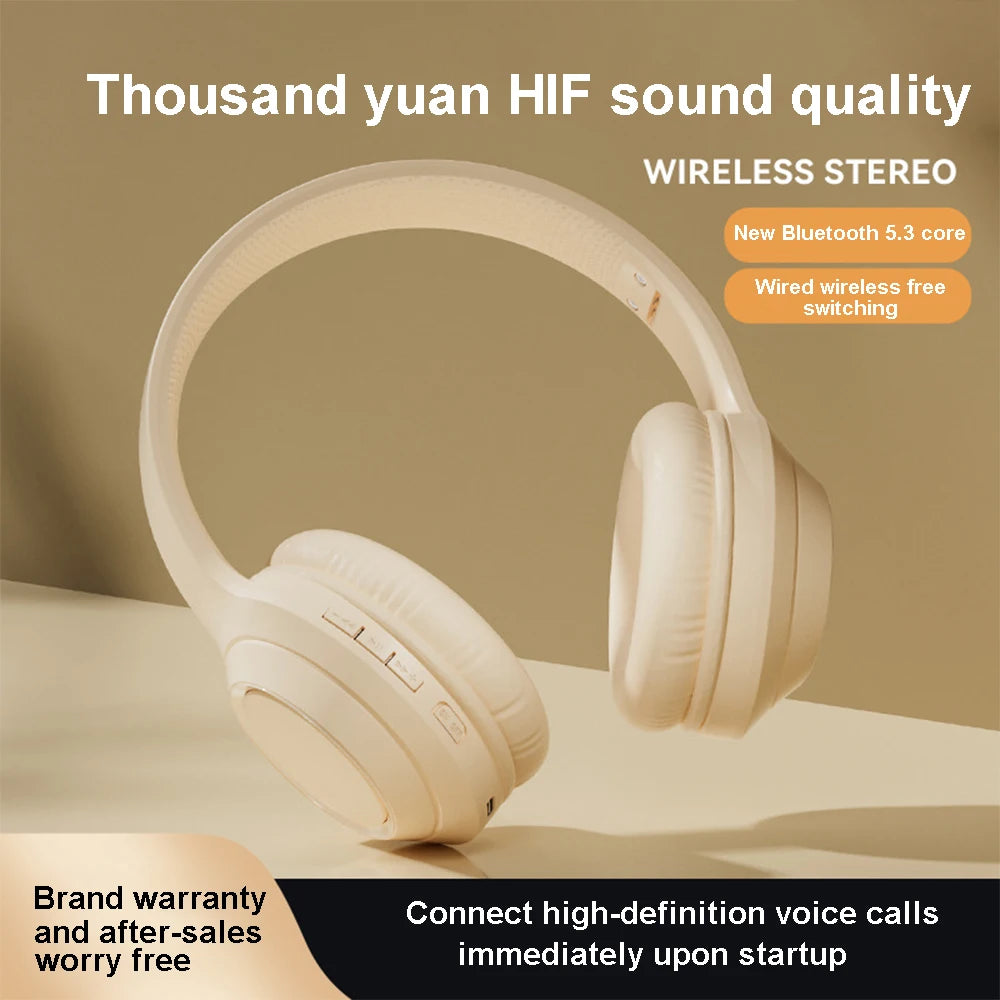 1/2PCS Hot Sale DR58 Wireless 5.0 Foldable Headset Headphone Noise Cancelling Headband Sport Earbud Earphone for